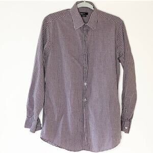 Bar III Mens Button Front Shirt Medium Long Sleeve Stretch Slim